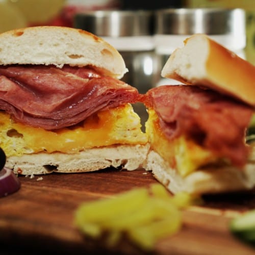 Taylor Ham, Egg and Cheese.