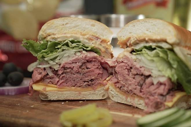 Roast Beef Insanity Sandwich Boxed Lunch.