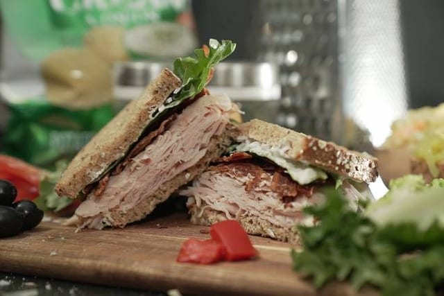 Honey Turkey Bacon Ranch Sandwich Boxed Lunch.
